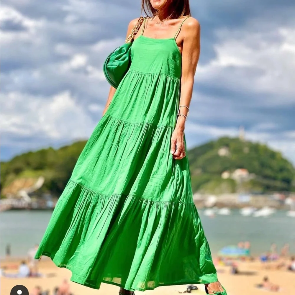 Mango cotton dress bloggers fav - Picture 2 of 10